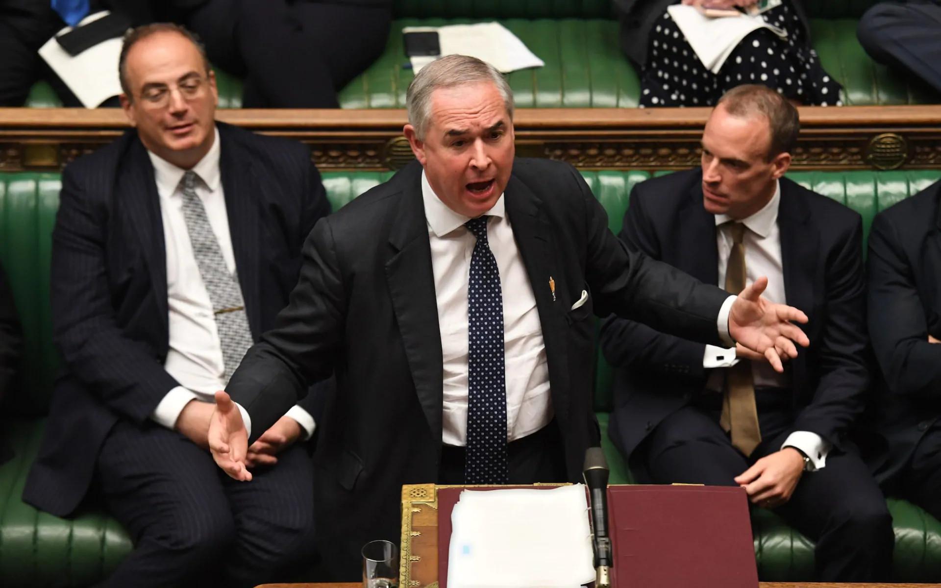 Geoffrey Cox, Attorney General addresses the House of Commons