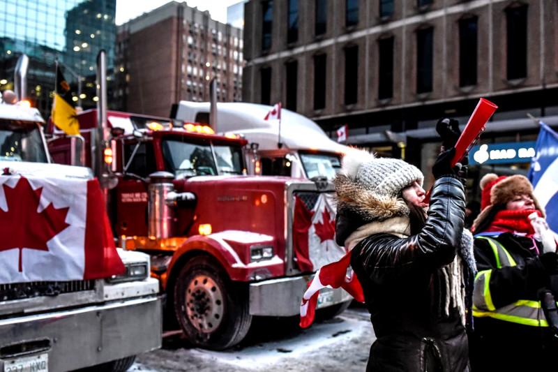 Canadian 'Freedom Convoy' Trucker protests of 2022